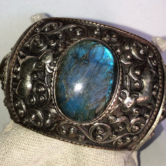 Tibetan AAA Blue Labradorite Gemstones in Sterling & Other...